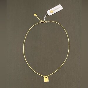 Gorjana Charlie Charm Necklace 18K Gold Plated 2010-112-G